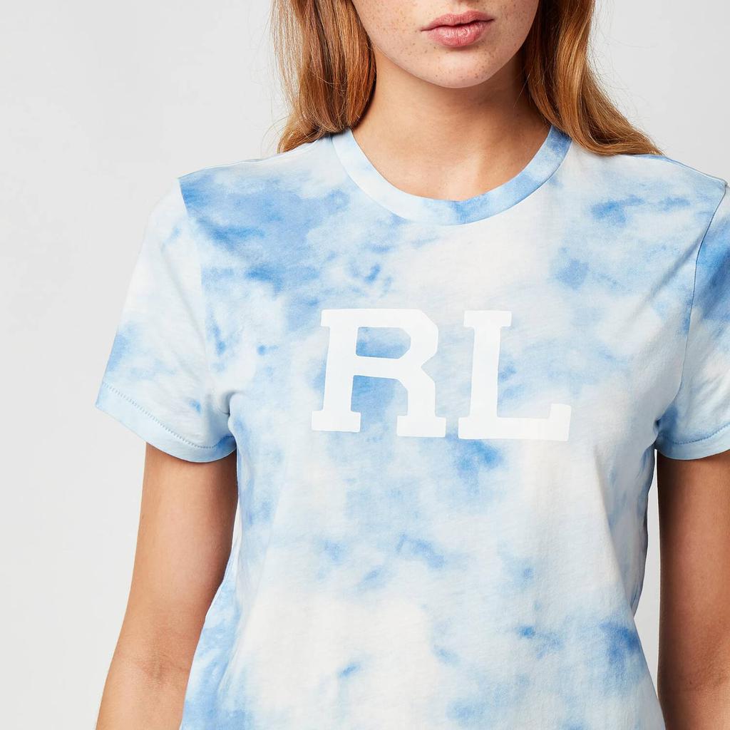 Polo Ralph Lauren Women's Bleach Print T-Shirt - Bleached Indigo商品第4张图片规格展示