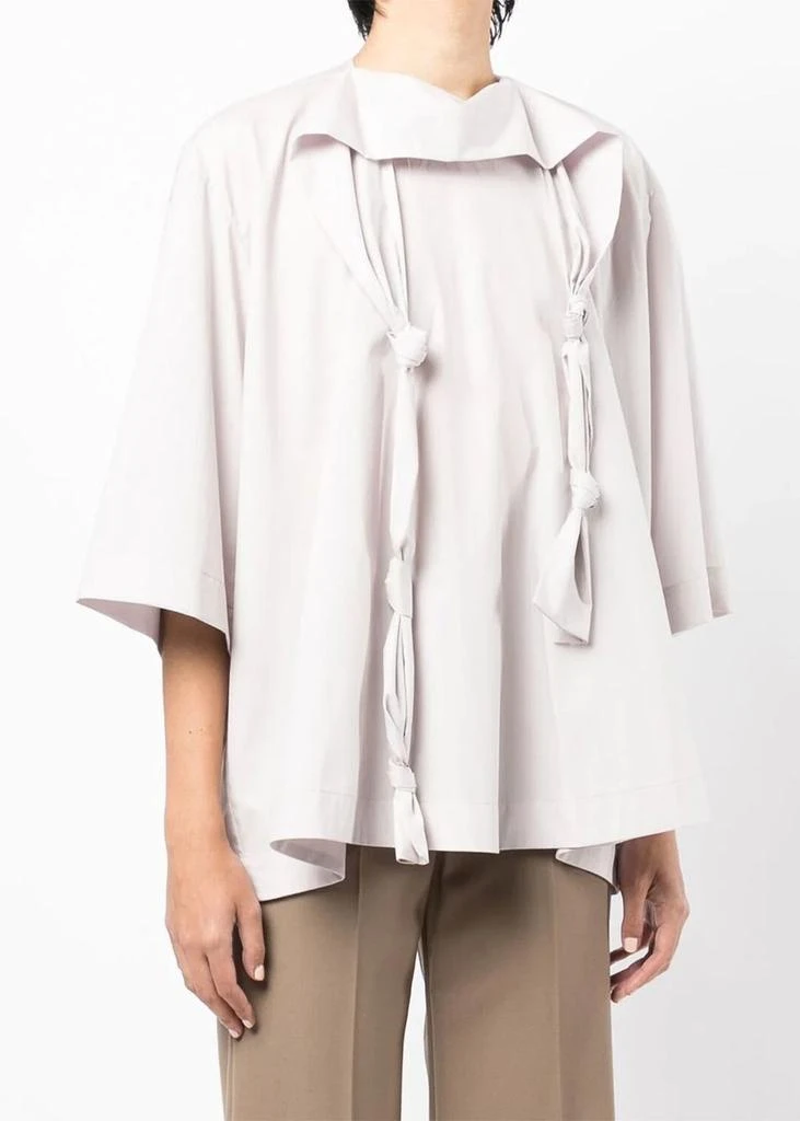 商品Lemaire|Lemaire Lilac Ice Knotted Scarf T-Shirt,价格¥2075,第2张图片详细描述