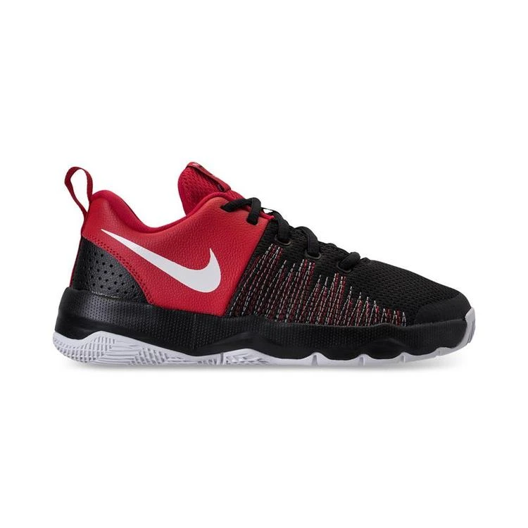 商品NIKE|Big Boys' Team Hustle Quick Basketball Sneakers from Finish Line,价格¥407,第2张图片详细描述