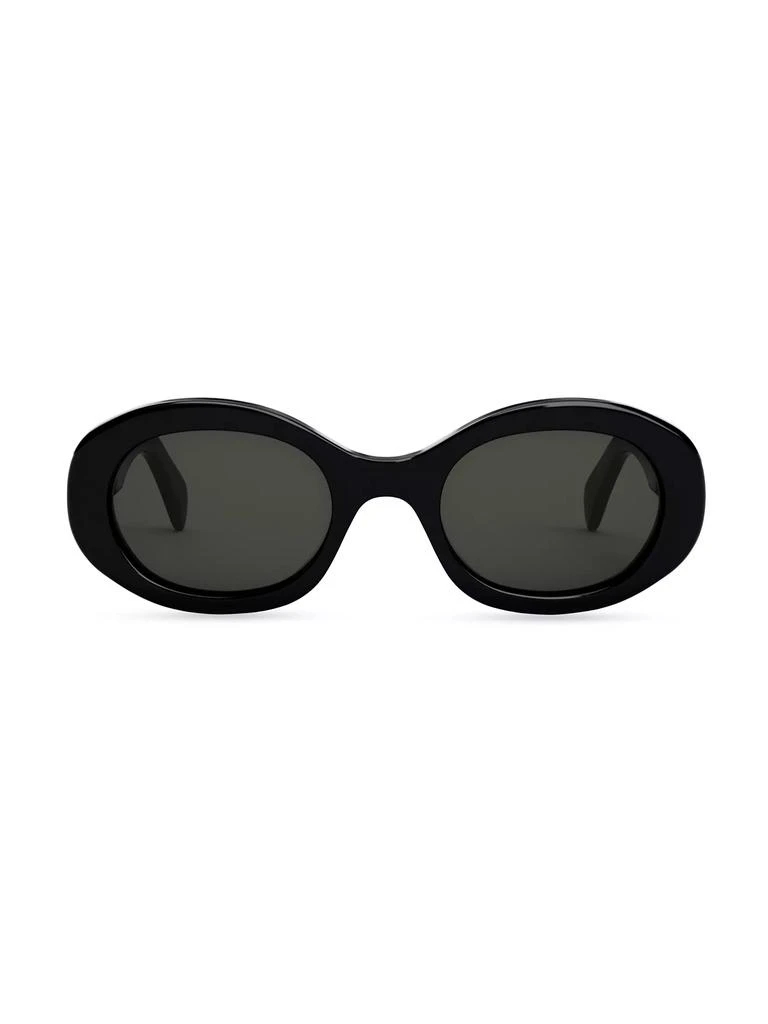 商品Celine|52MM Triomphe Oval Sunglasses,价格¥3880,第1张图片