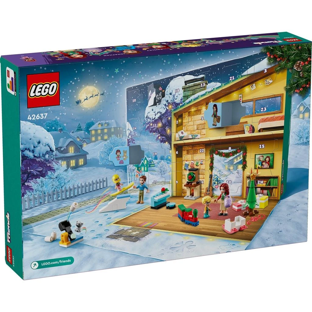 商品LEGO|LEGO Friends Advent Calendar 2024 Christmas Toy Set 42637,价格¥219,第2张图片详细描述