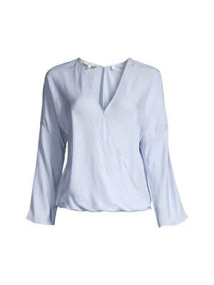 商品Vince|Long-Sleeve Surplice Top,价格¥249,第3张图片详细描述