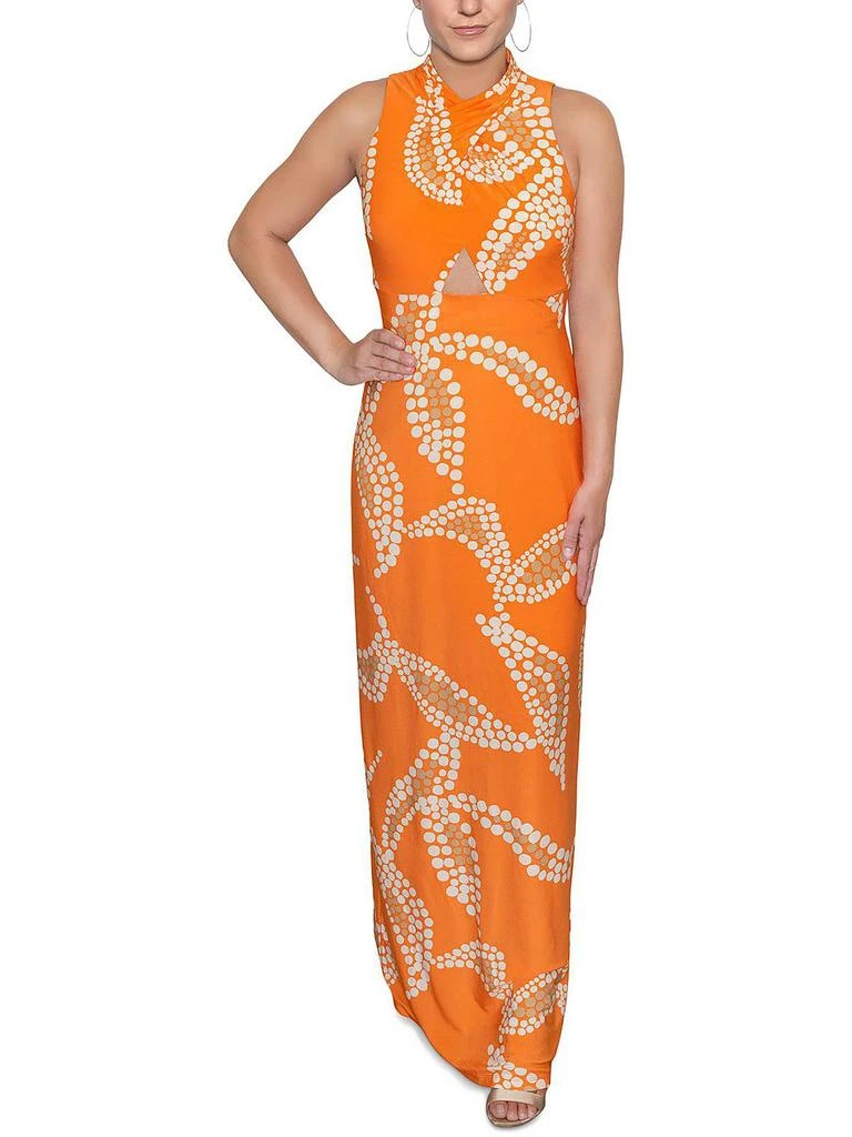 商品RACHEL Rachel Roy|Fran Womens Printed Long Maxi Dress,价格¥214,第1张图片