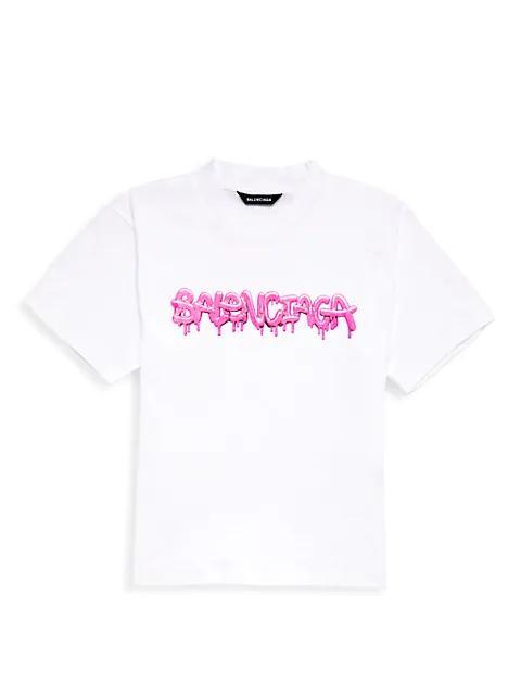 商品Balenciaga|Little Kid's & Kid's Slim Logo T-Shirt,价格¥1440,第1张图片