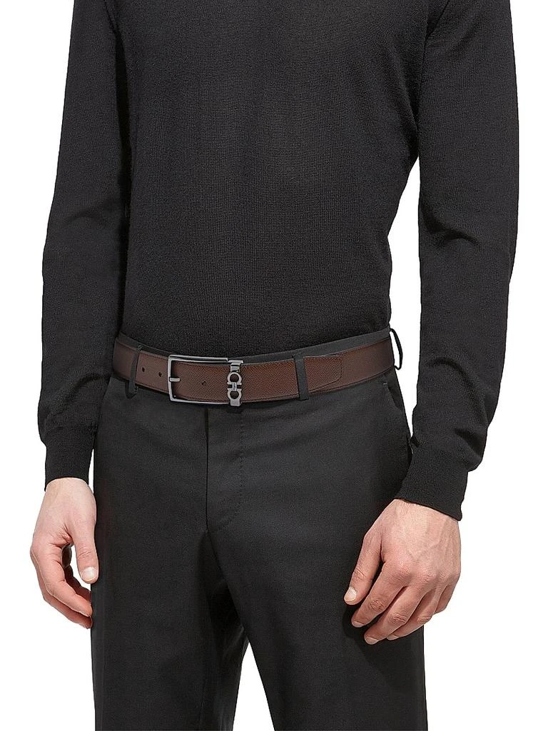 商品Salvatore Ferragamo|Cut-to-Size Reversible Leather Belt,价格¥3540,第3张图片详细描述