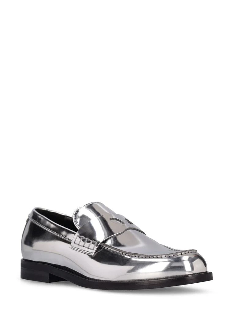 商品GCDS|Wirdo Leather Mirror Loafers,价格¥2464,第2张图片详细描述