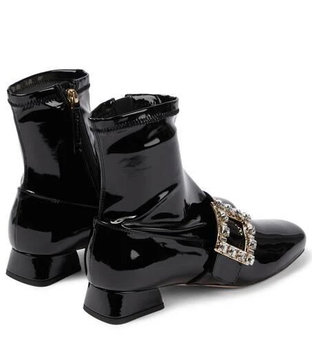 商品Roger Vivier|Très Vivier faux leather ankle boots,价格¥12886,第3张图片详细描述