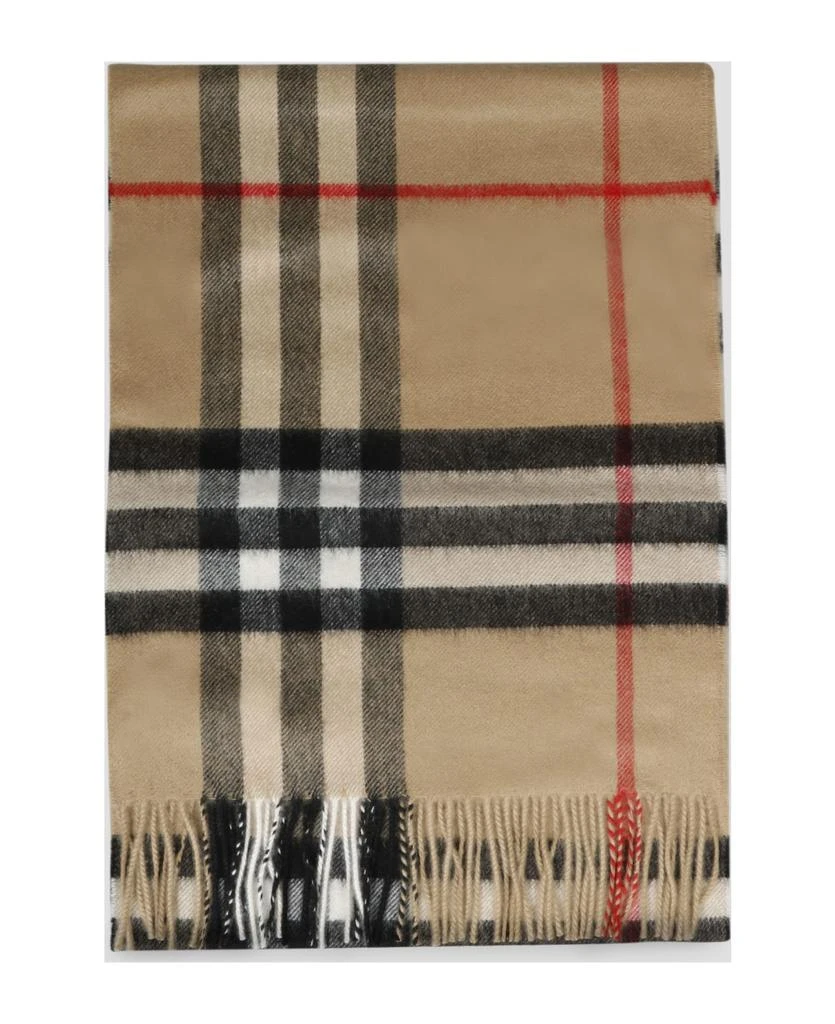 商品Burberry|Reflecteve Check Scarf,价格¥3601,第1张图片