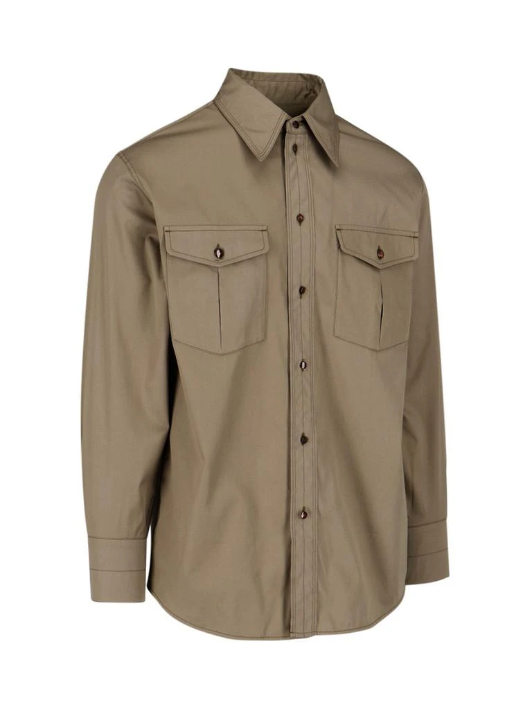 商品Lemaire|Lemaire Long-Sleeved Buttoned Shirt,价格¥2463-¥3305,第3张图片详细描述