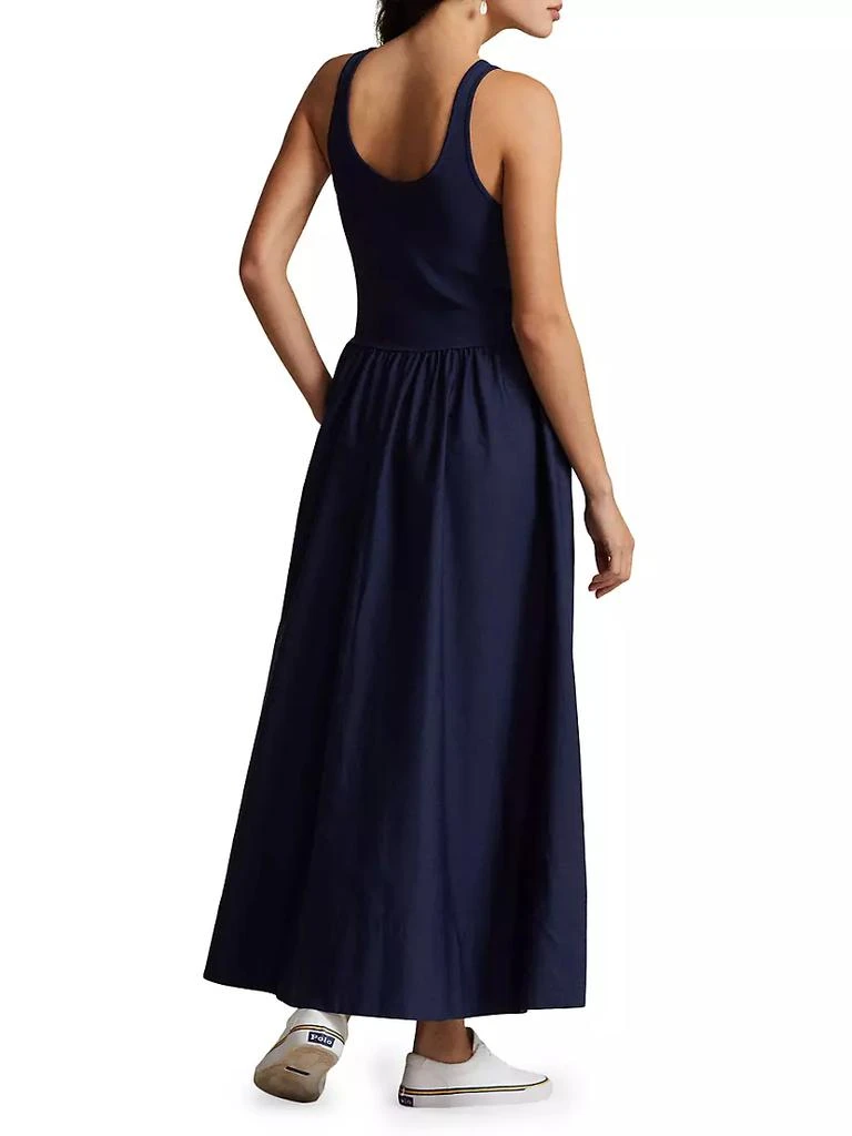 商品Ralph Lauren|Scoopneck Flared Midi-Dress,价格¥2967,第5张图片详细描述