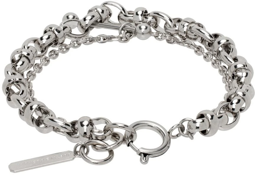商品Justine Clenquet|Silver Kim Bracelet,价格¥468,第2张图片详细描述