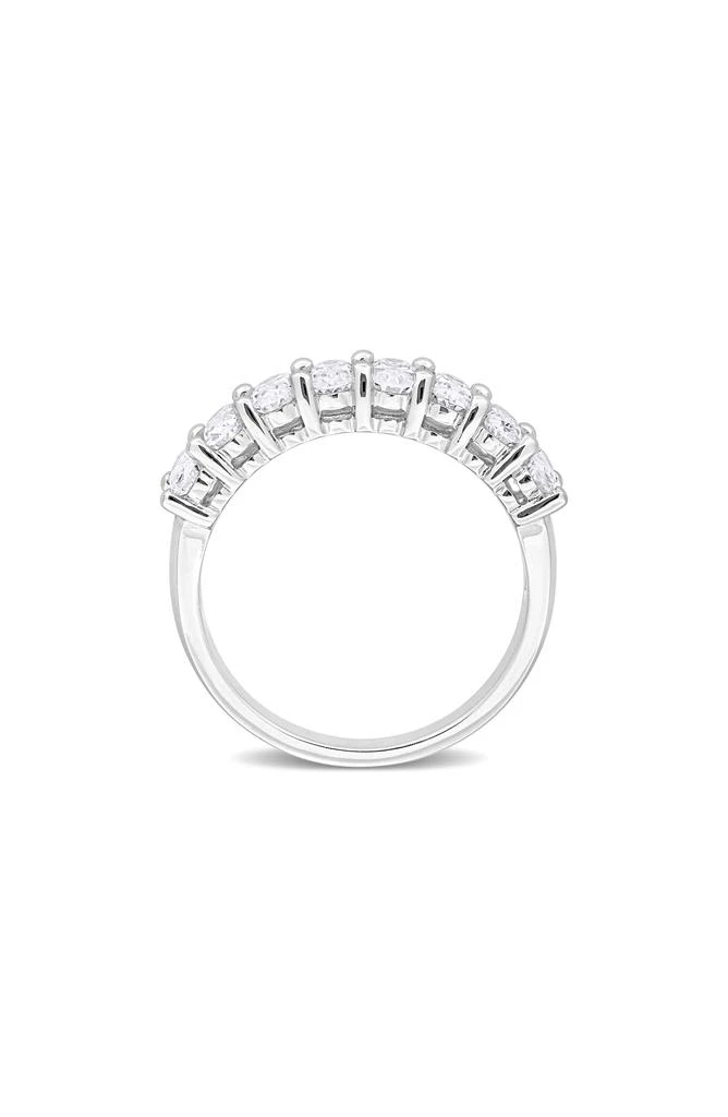 商品DELMAR|Sterling Silver Created Moissanite Oval Band Ring,价格¥1723,第5张图片详细描述