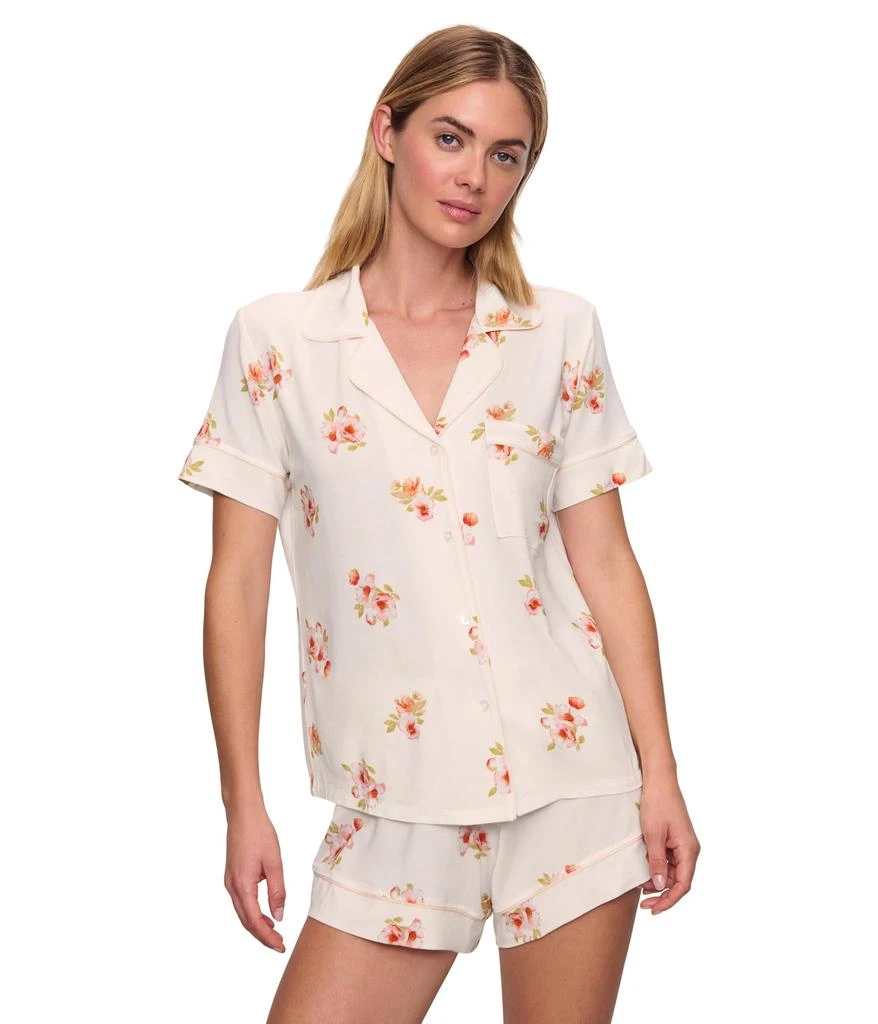 商品Eberjey|Gisele Printed - The Relaxed Short PJ Set,价格¥1073,第1张图片