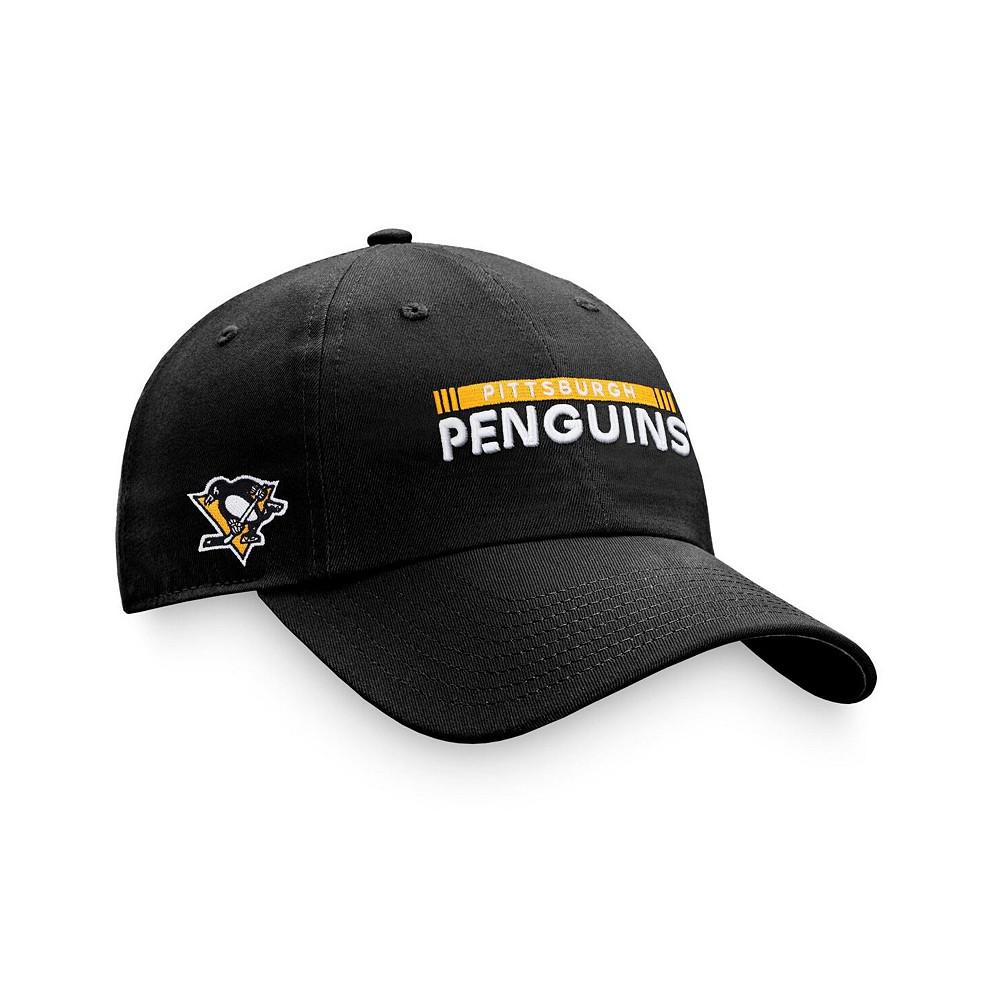 Men's Branded Black Pittsburgh Penguins Authentic Pro Rink Adjustable Hat商品第1张图片规格展示