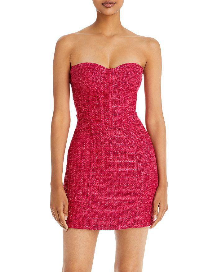 商品AQUA|Tweed Bustier Dress - 100% Exclusive,价格¥636,第3张图片详细描述