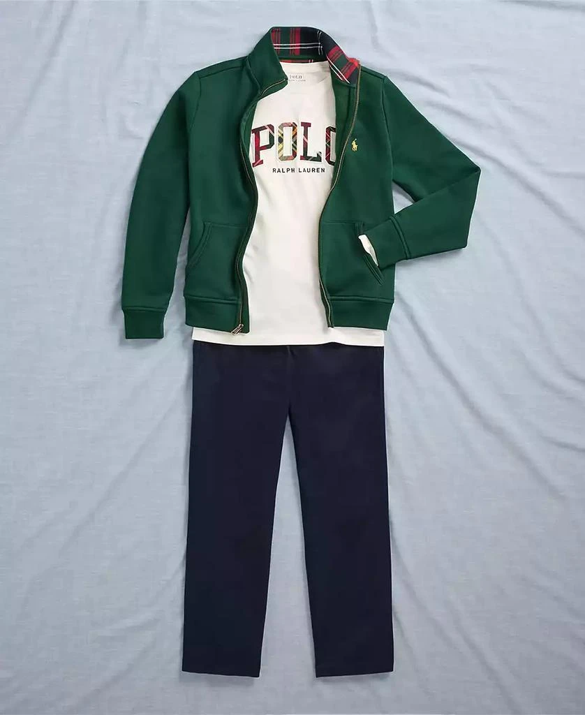 商品Ralph Lauren|Big Boys Brushed Fleece Full-Zip Sweatshirt,价格¥395,第4张图片详细描述