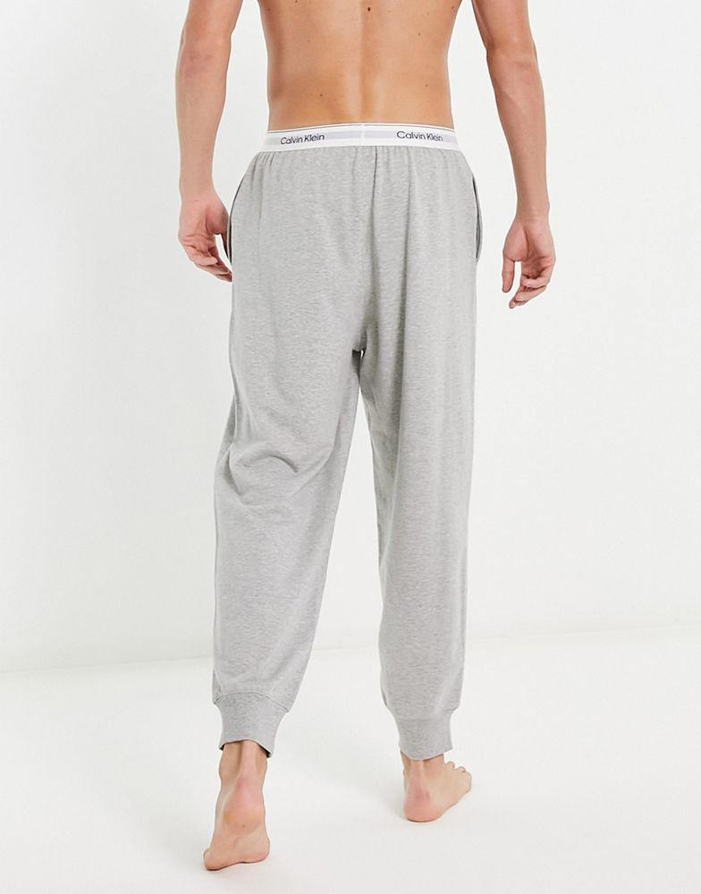 Calvin Klein lounge jogger in grey with logo waistband商品第2张图片规格展示