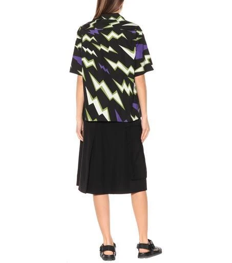 商品Prada|Printed cotton-poplin shirt,价格¥7374,第3张图片详细描述