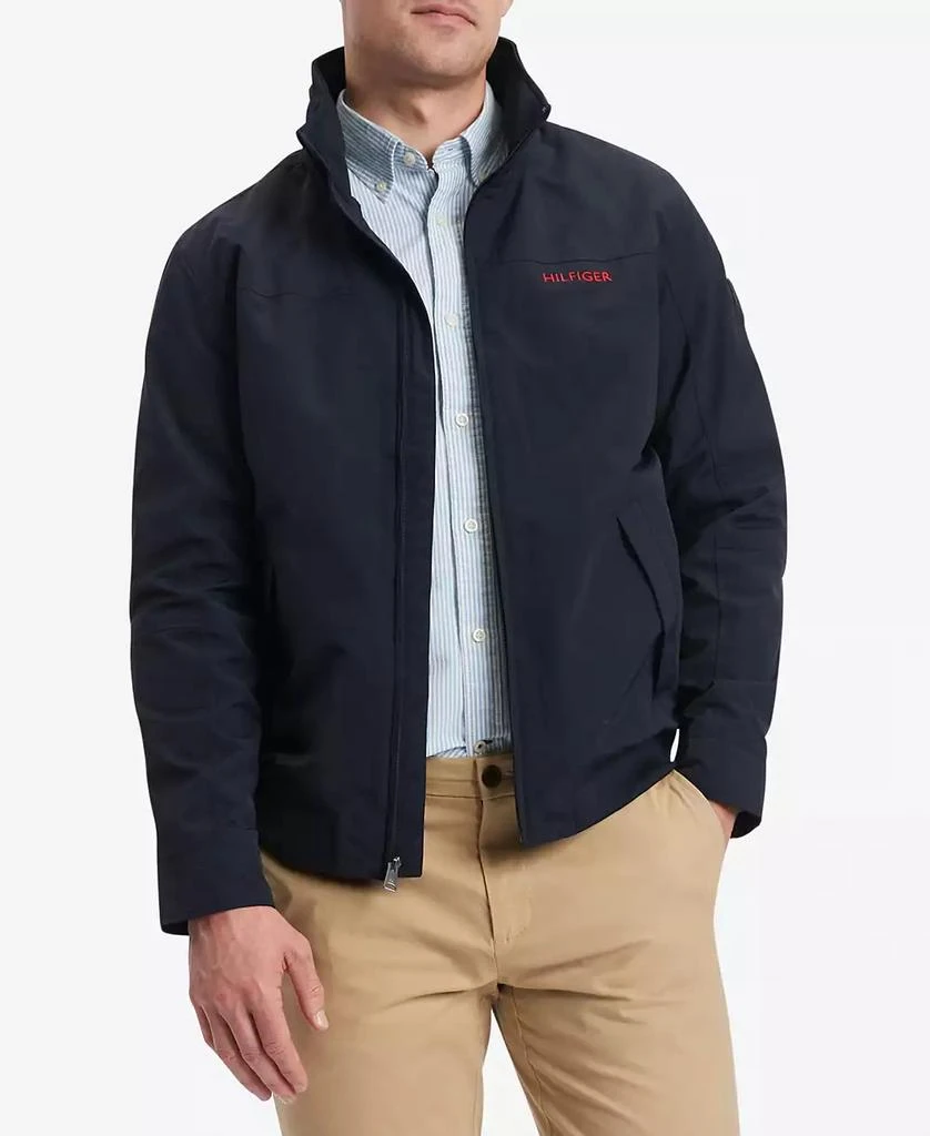 商品Tommy Hilfiger|Men's Big & Tall Hooded Regatta Jacket,价格¥394,第1张图片