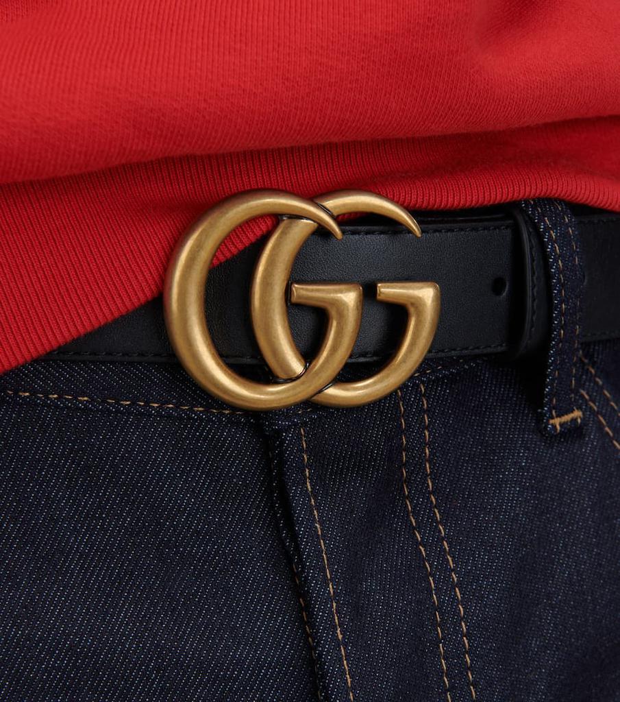 商品Gucci|GG logo真皮腰带,价格¥2920,第5张图片详细描述
