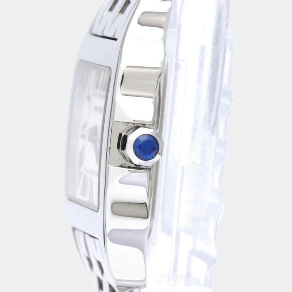 商品[二手商品] Cartier|Cartier Silver Stainless Steel Santos Demoiselle W25064Z5 Women's Wristwatch 20 mm,价格¥17653,第2张图片详细描述