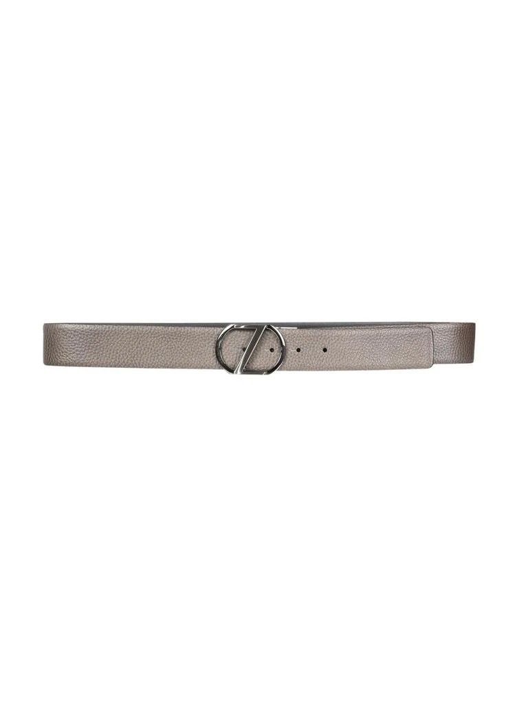 商品Zegna|Z Zegna Logo Plaque Reversible Belt,价格¥1634,第1张图片