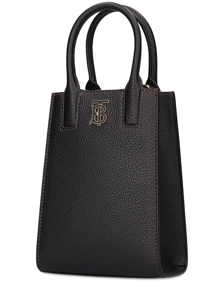 商品Burberry|Tb Logo Grain Leather Phone Tote,价格¥9862,第2张图片详细描述