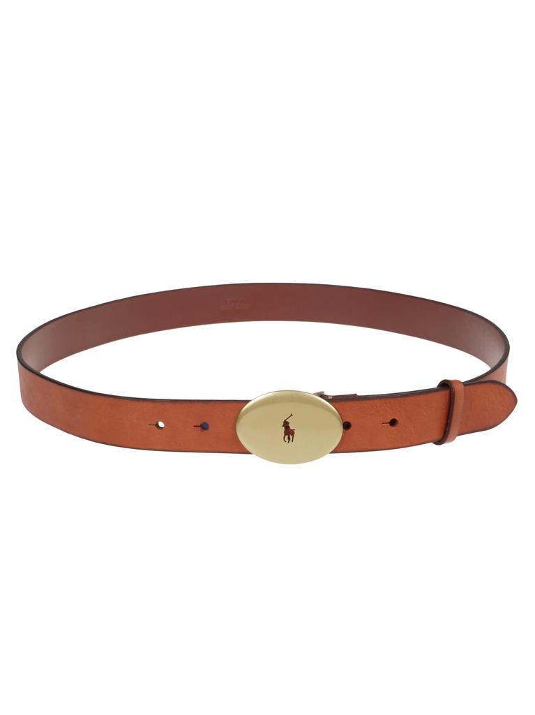 商品Ralph Lauren|Polo Ralph Lauren Oval Pp Belt Medium,价格¥1354,第4张图片详细描述