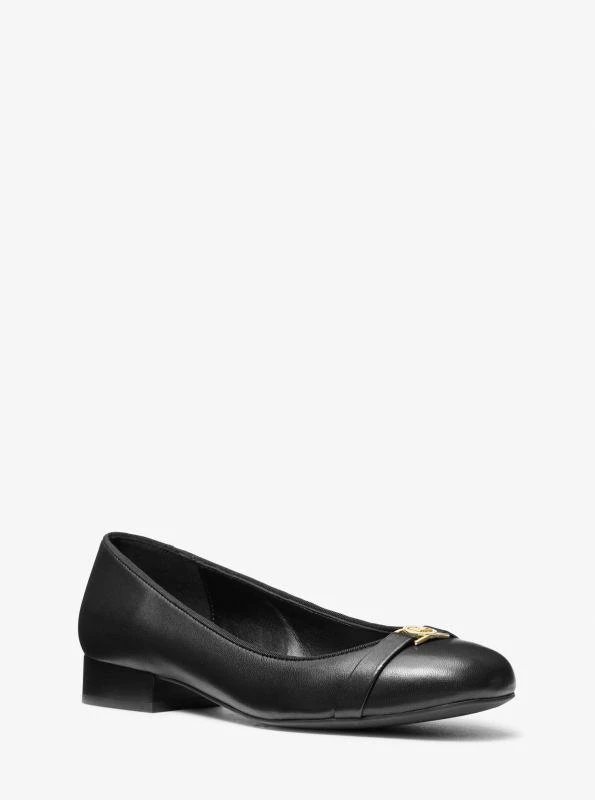 商品Michael Kors|Mindy Flex Leather Ballet Flat,价格¥547,第1张图片详细描述