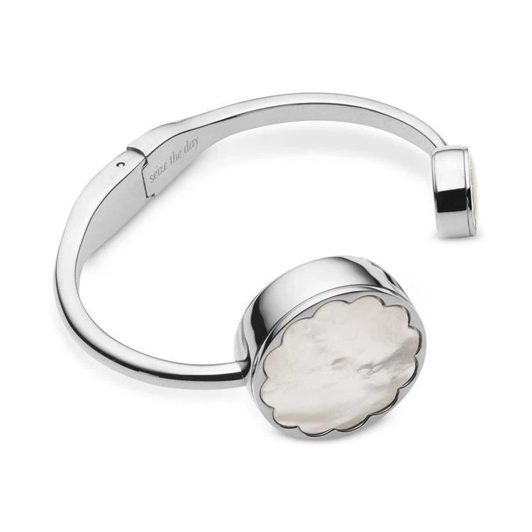 商品Kate Spade|Women's Stainless Steel Hinge Half-Bangle Bracelet Activity Tracker 26mm KSA31213,价格¥958,第2张图片详细描述