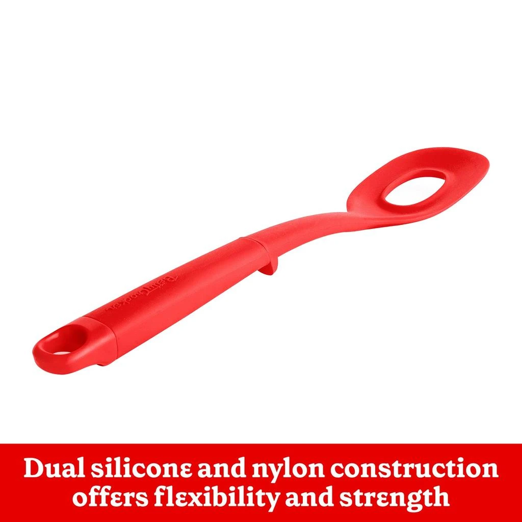 商品Betty Crocker|Silicone 13 Inch Stirring Spoon, Red,价格¥110,第3张图片详细描述