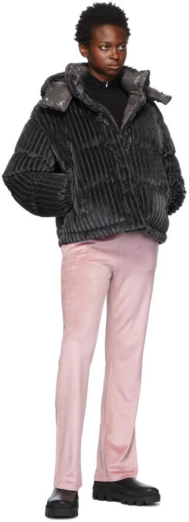 商品Moncler|Grey Down Velvet Daos Jacket,价格¥15684,第5张图片详细描述