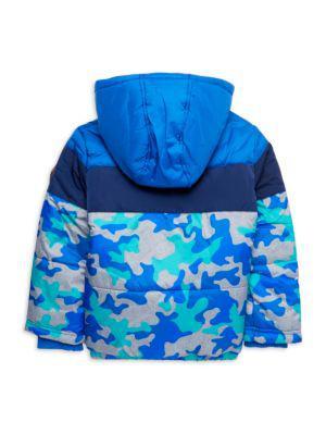 商品Andy & Evan|Little Boy's Camo Puffer Jacket,价格¥216,第4张图片详细描述