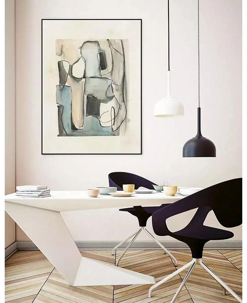 36" x 24" Subdued Abstract I Art Block Framed Canvas 商品
