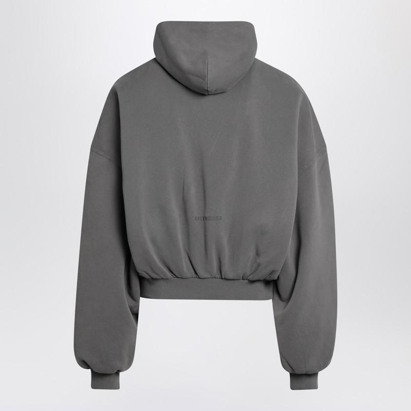 Balenciaga Dark Human Being Zip Hoodie In Dry Pile – On Sale Now