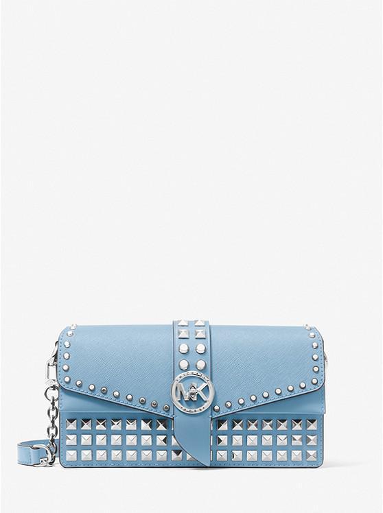 商品Michael Kors|Greenwich Medium Studded Saffiano Leather Shoulder Bag,价格¥1170,第7张图片详细描述