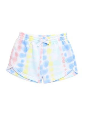 商品Calvin Klein|Little Girl’s 2-Piece Tie-Dye Tee & Shorts Set,价格¥115,第3张图片详细描述