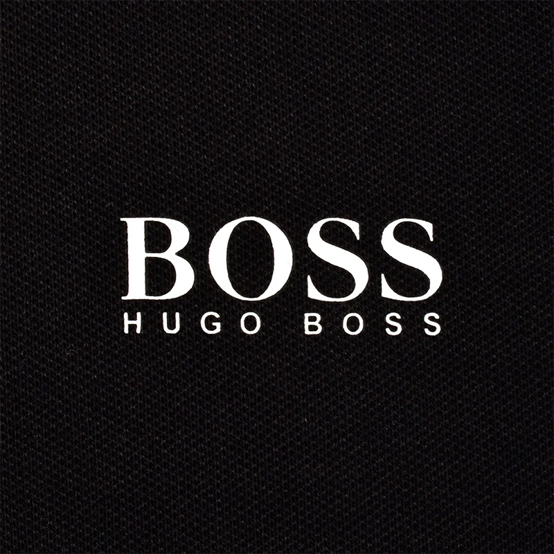 Hugo Boss 雨果博斯 男士棉质混纺BOSS印花胸标时尚系扣短袖POLO衫 PAULE-182-3643-001 商品