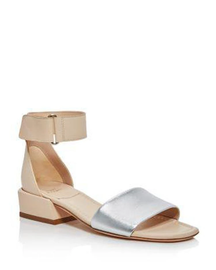 商品Stuart Weitzman|Women's Oneway Leather Color-Block Sandals,价格¥1787,第1张图片