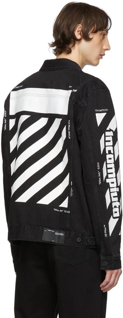 商品Off-White|SSENSE Exclusive Black Denim Incomplete Jacket 外套,价格¥2628,第3张图片详细描述