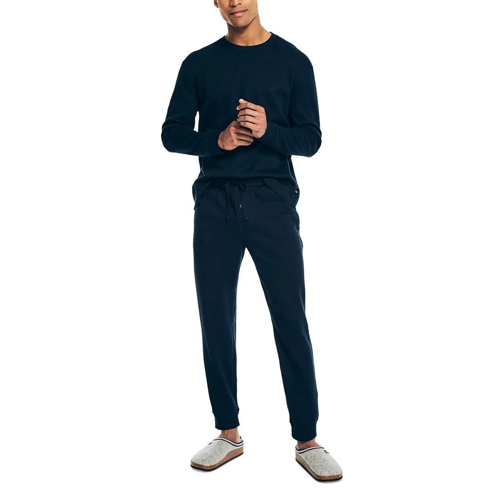 商品Nautica|Men’s Waffle Knit Thermal Pajama Set,价格¥440,第2张图片详细描述