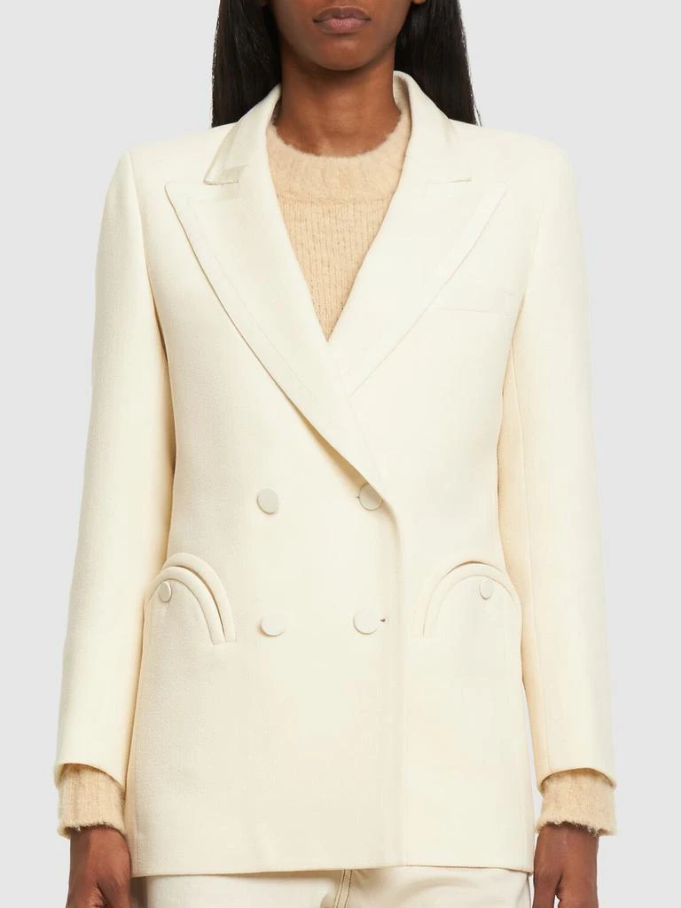 商品BLAZÉ MILANO|Resolute Cream Everyday Wool Blazer,价格¥9576,第2张图片详细描述