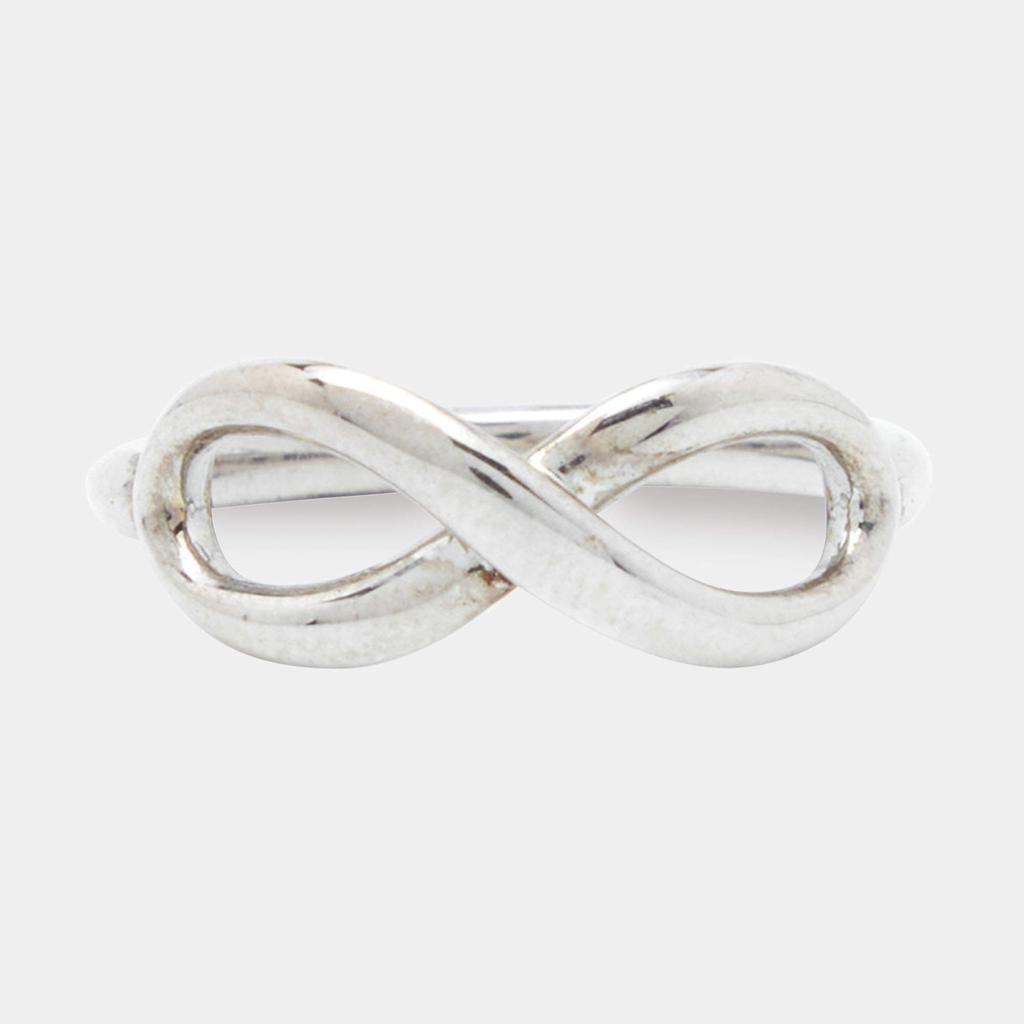 商品[二手商品] Tiffany & Co.|Tiffany & Co. Sterling Silver Infinity Ring Size EU 53,价格¥1520,第4张图片详细描述