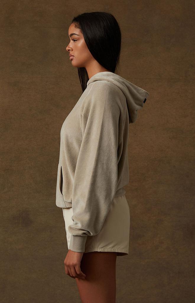 商品Essentials|Women's Smoke Velour Hoodie,价格¥717,第5张图片详细描述