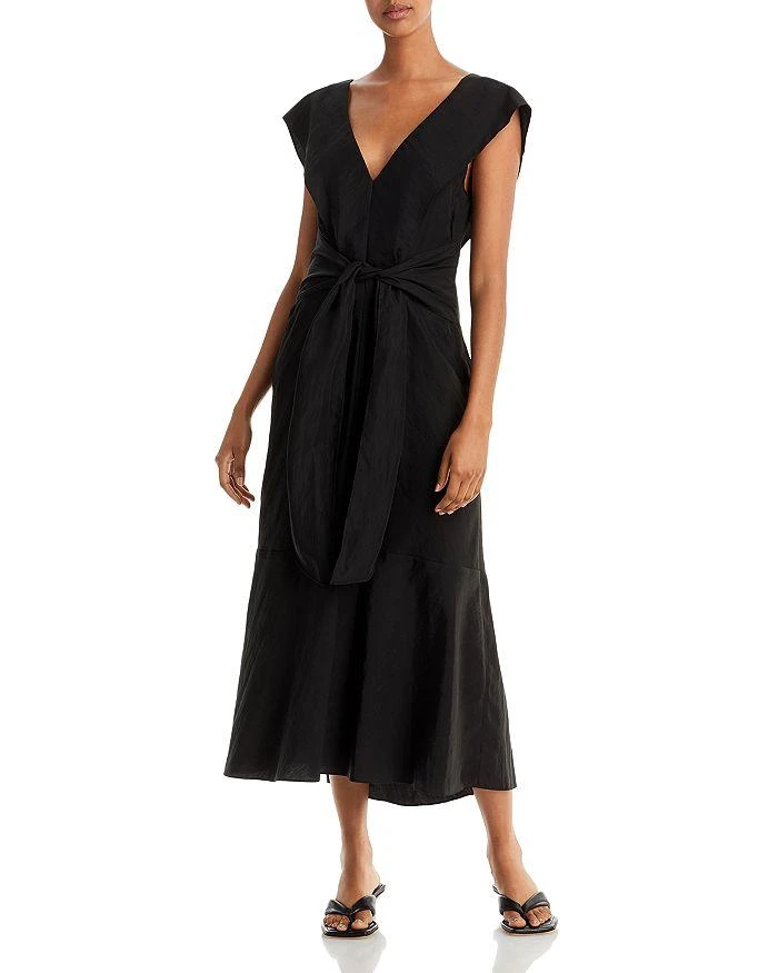 商品Vince|Tie Waist Midi Dress,价格¥945,第1张图片
