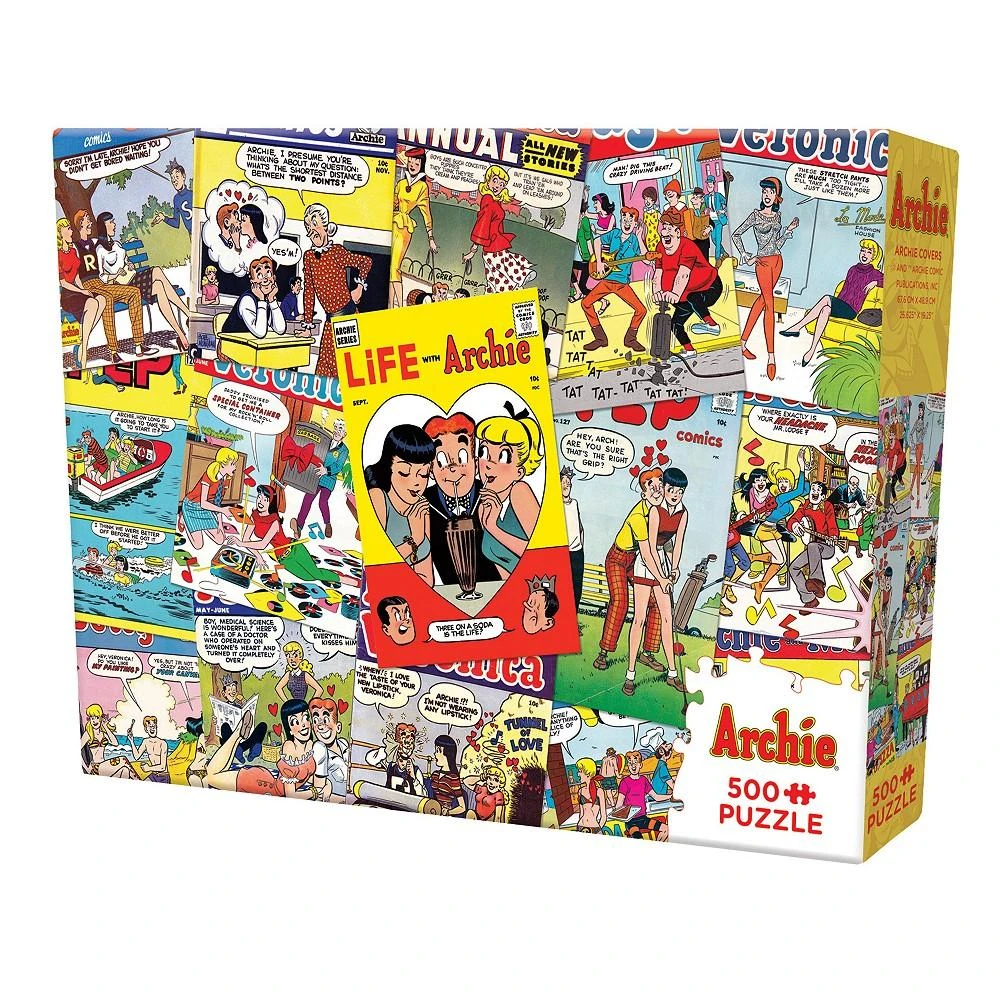 商品MasterPieces Puzzles|Cobble Hill Archie Covers Puzzle 500 Pieces,价格¥90,第2张图片详细描述