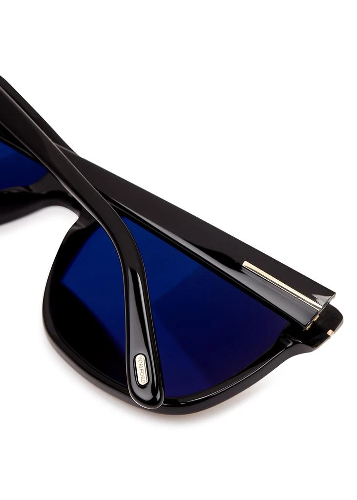 商品Tom Ford|Black square-frame sunglasses,价格¥2412,第3张图片详细描述
