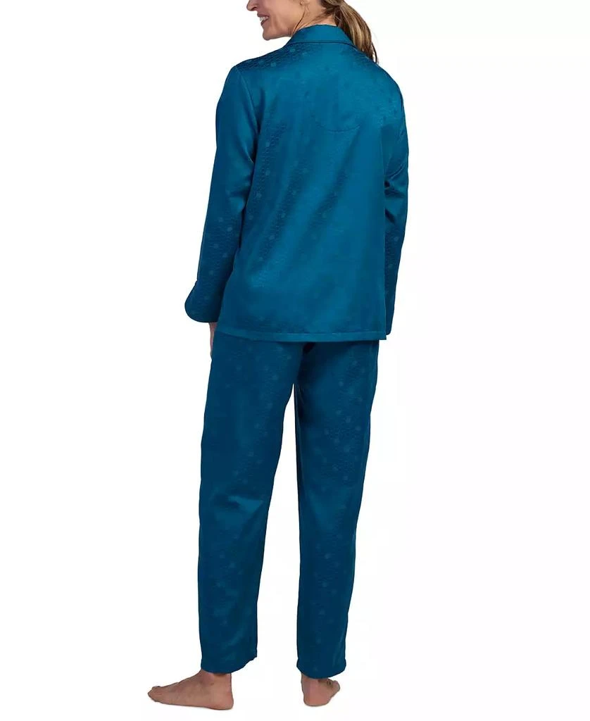 商品Miss Elaine|Women's 2-Pc. Notched-Collar Pajamas Set,价格¥235,第2张图片详细描述