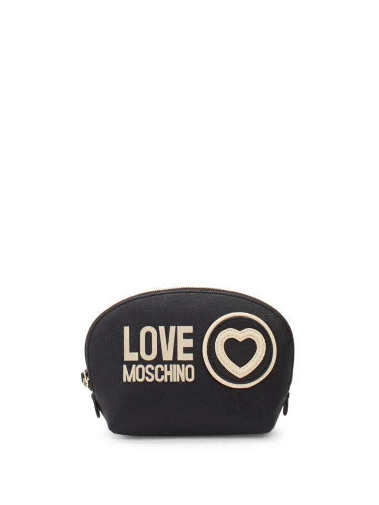 商品Moschino|Faux Leather Zip Pouch,价格¥472,第1张图片