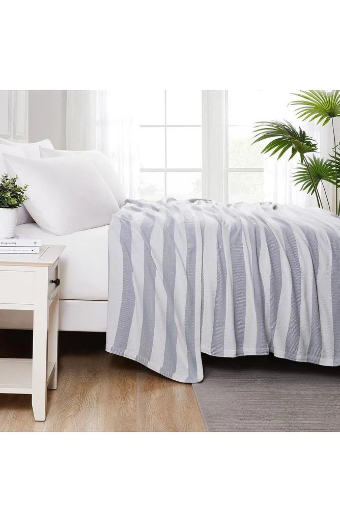 商品SOUTHSHORE FINE LINENS|Striped Cotton Luxury Blanket,价格¥407,第1张图片
